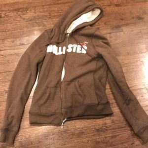 Hollister Fur Zippy Sweatshirt